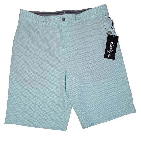Walter Hagen Other - Walter Hagen Shorts Men Size 34 Seersucker Golf Gripper Stretch Waistband Green